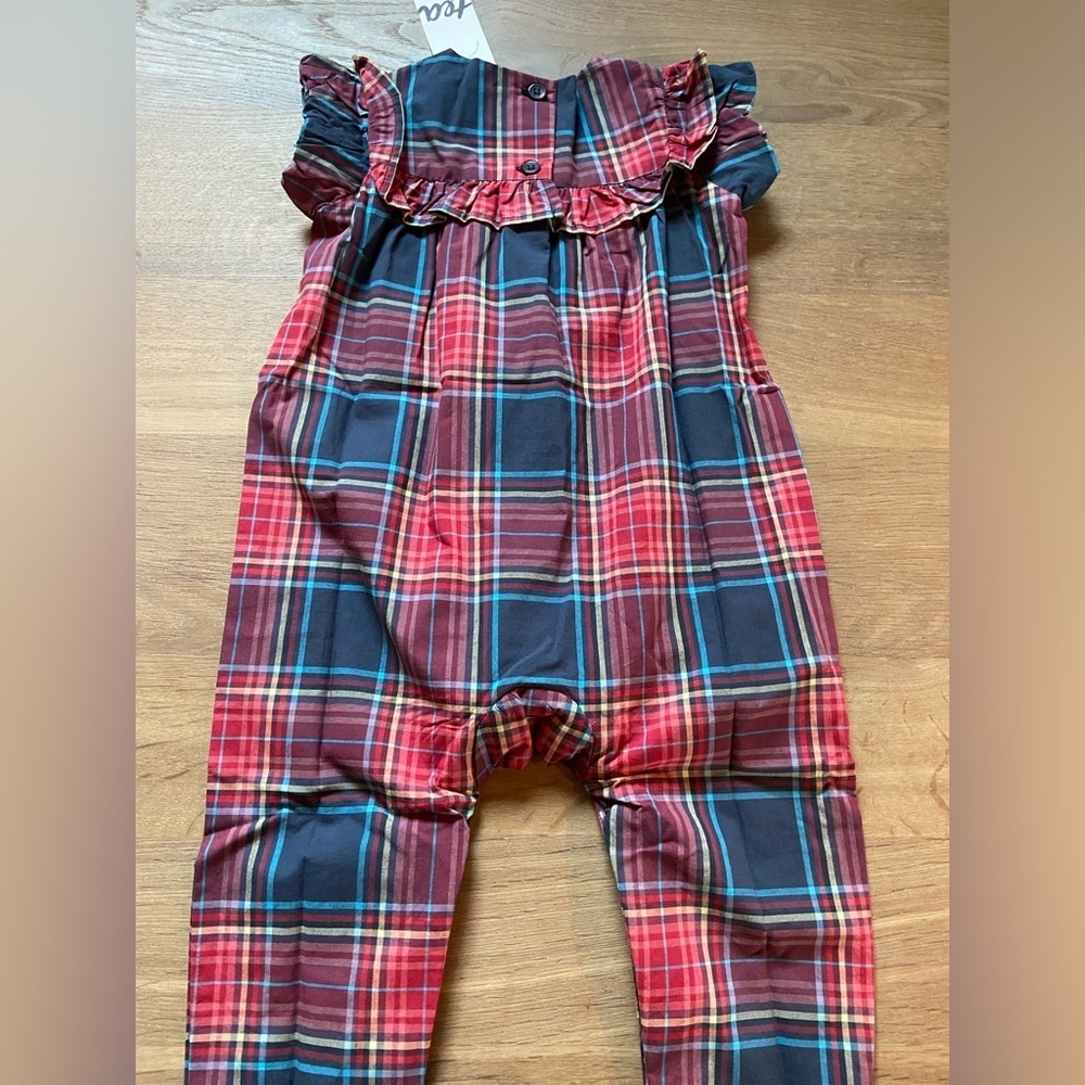 NWT Plaid Romper - Picture 4 of 4